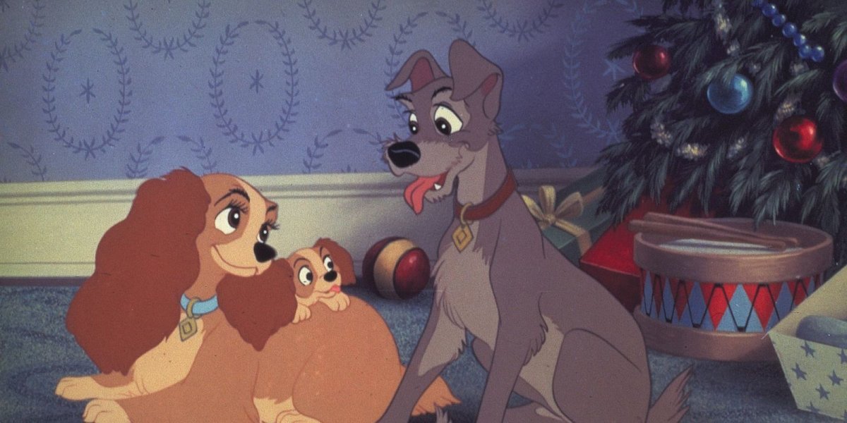 Леди и Бродяга мультфильм Disney