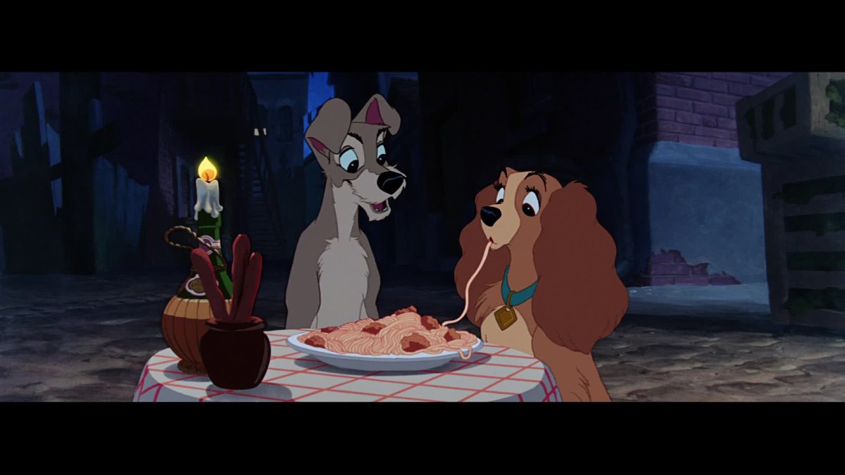 Леди и Бродяга мультфильм 1955