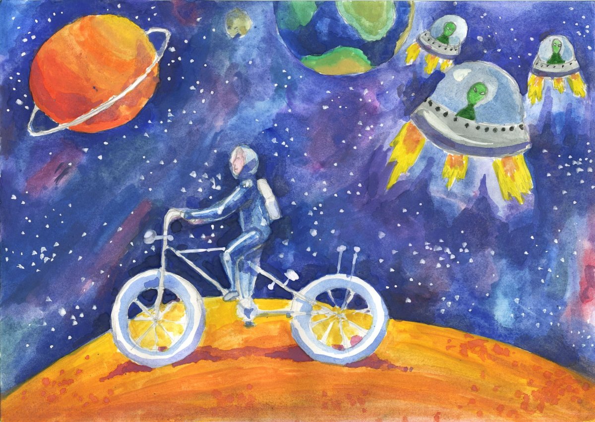 Рисунок на тему космос