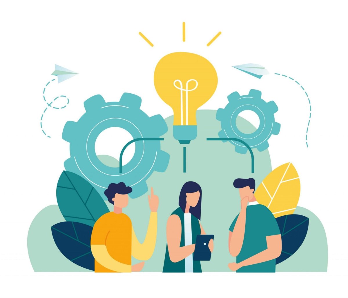 Векторная иллюстрация работа