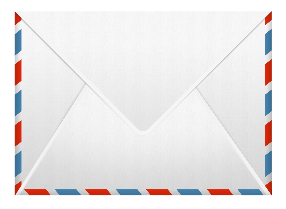 Обложка конверта для письма
