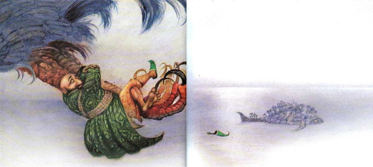 Второе путешествие Синдбада морехода иллюстрации