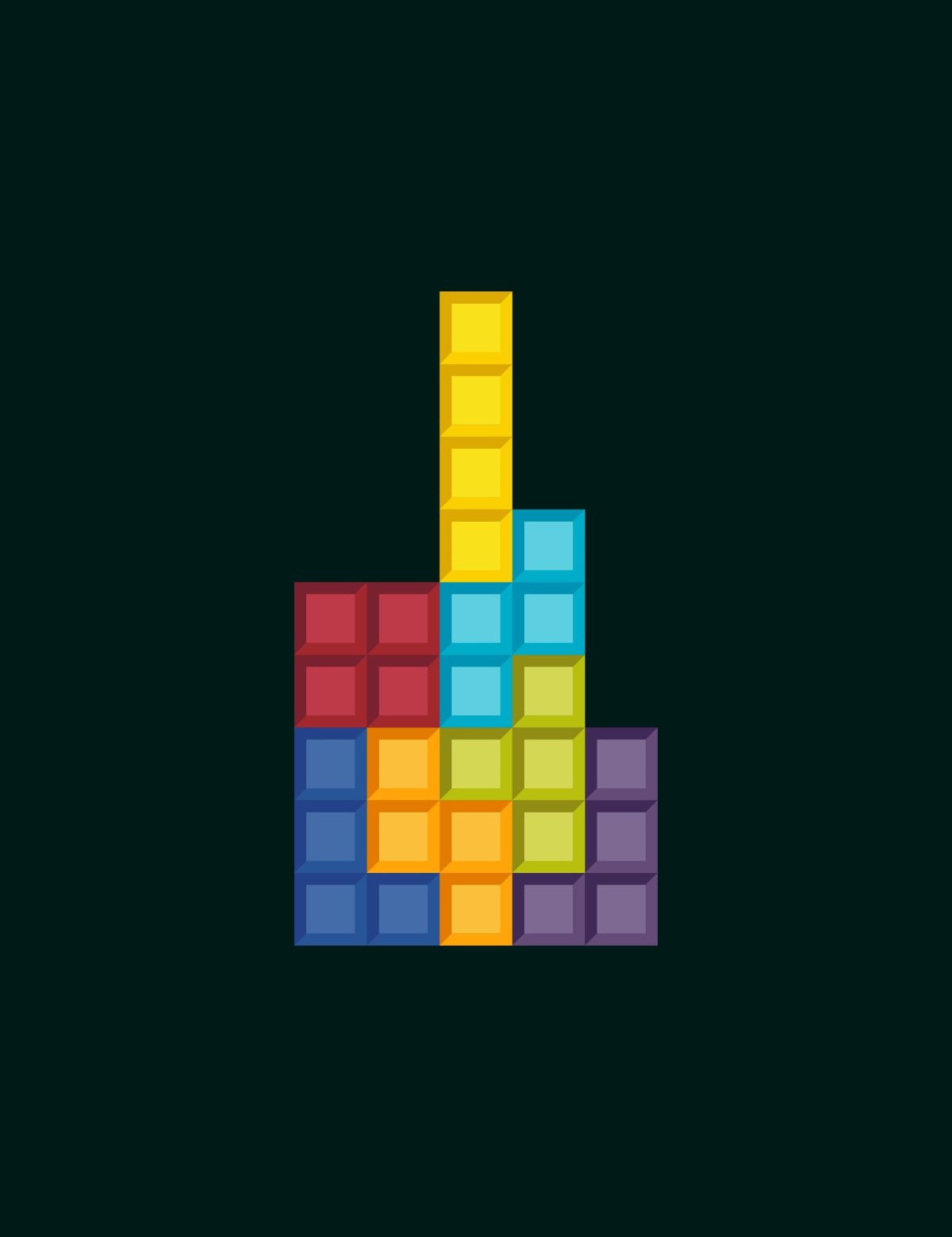 Игра 3d Blocks Tetris 3d