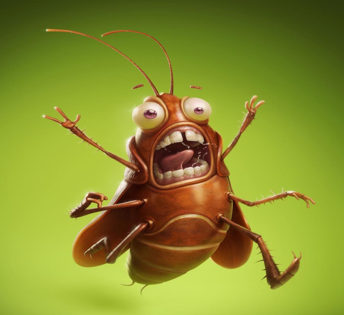 Жук мультяшная