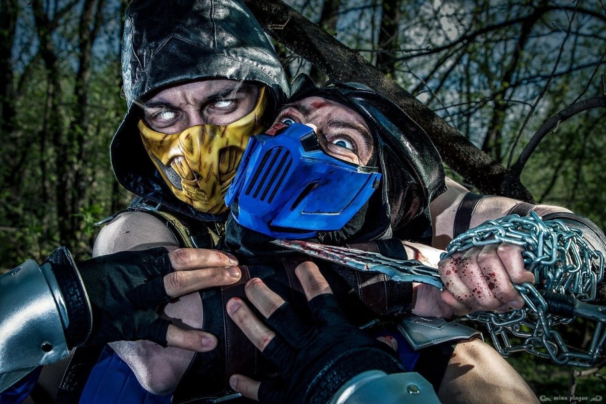 Мортал комбат 11 Скорпион и саб Зиро