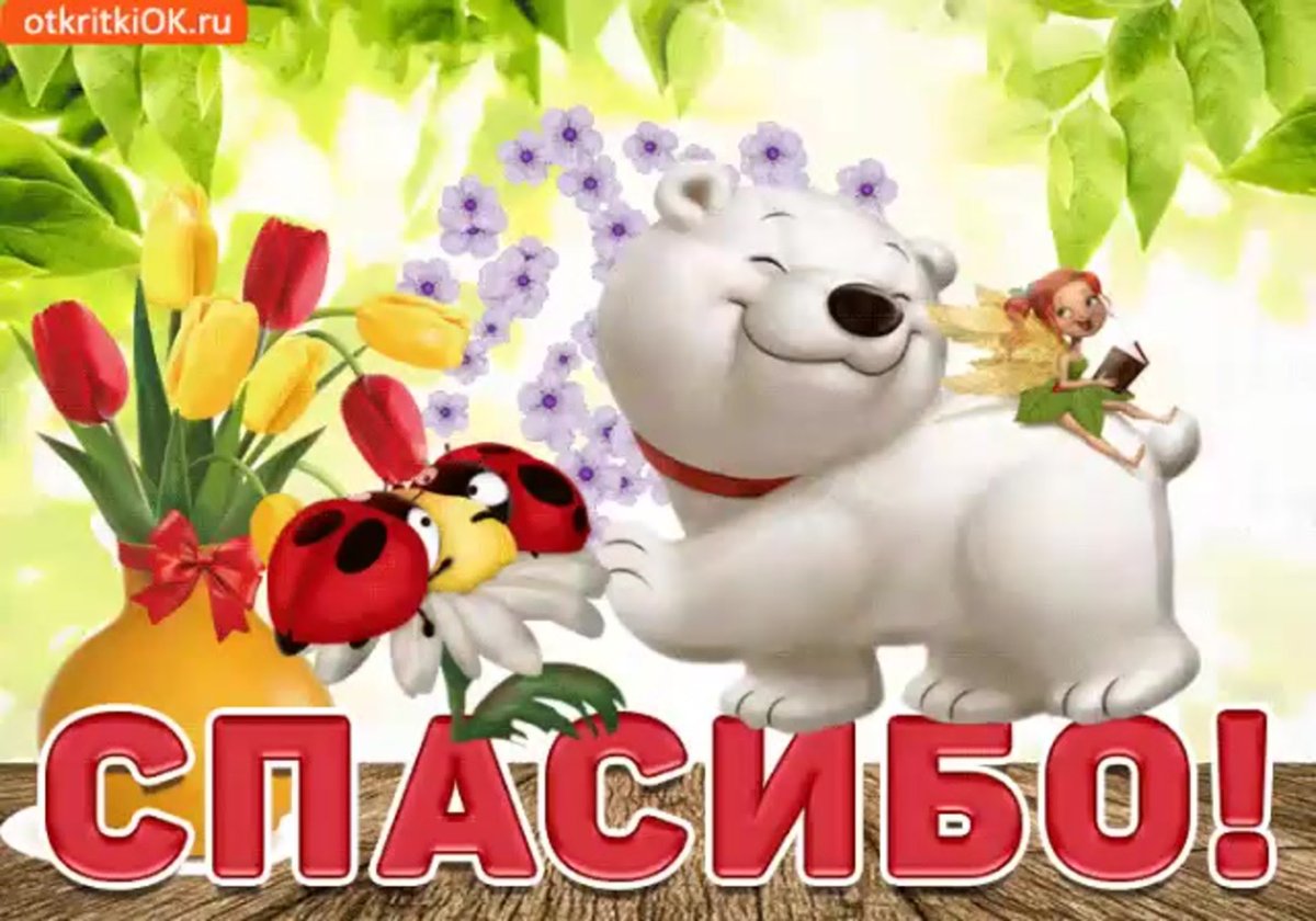 Спасибо открытка прикольная