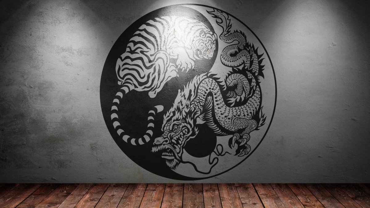 Инь Янь абстракция