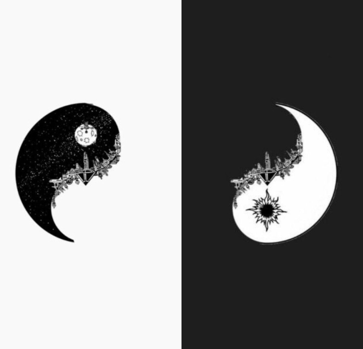 Инь Янь обои