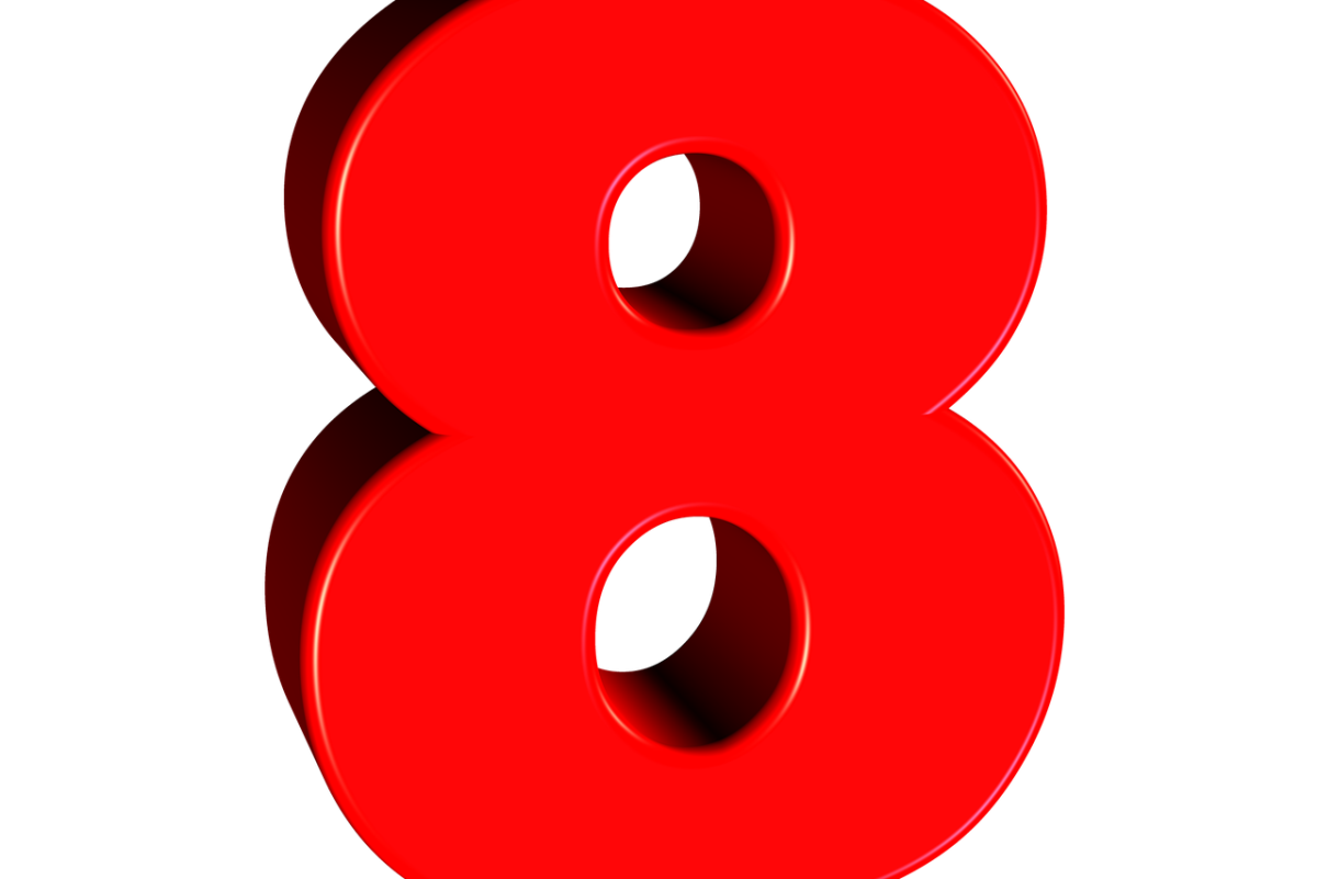 Красная восьмерка цифра