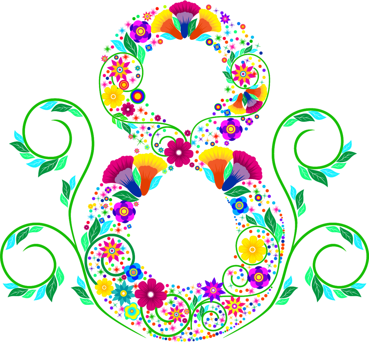 Красивая восьмерка