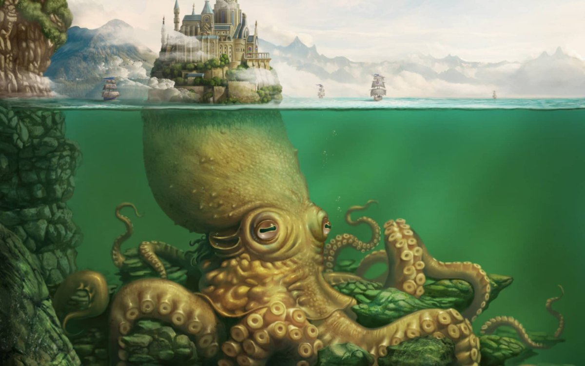 Кракен мультяшный