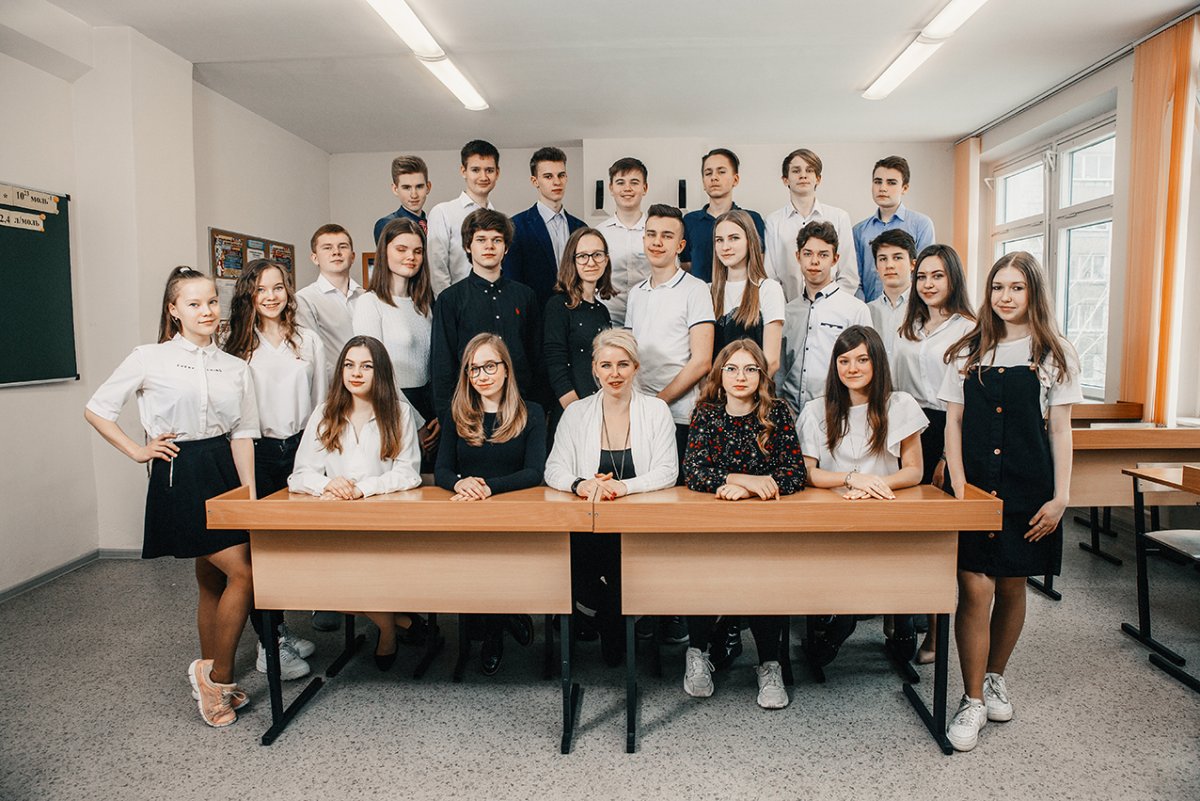 Школьная фотосессия в классе