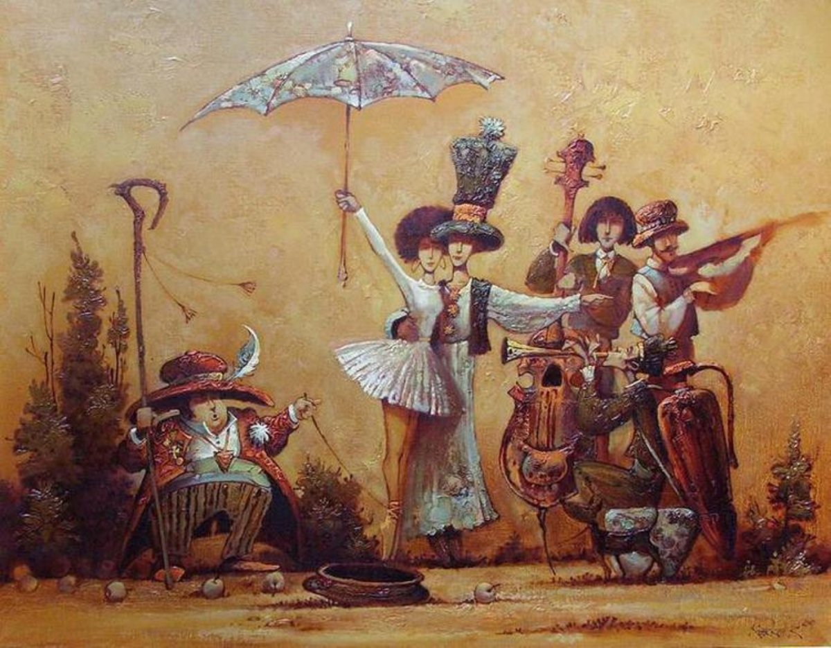 Бродячие музыканты средневековья в живописи