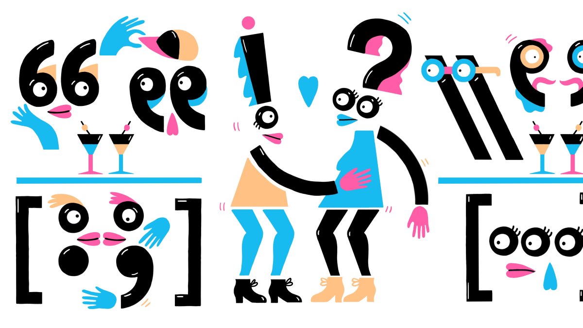 Веселые знаки препинания тире распечатать