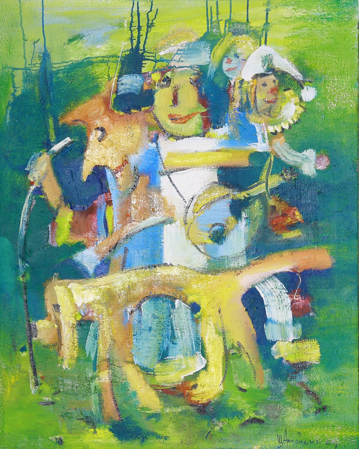 Бродячие музыканты Америки 19 век живопись