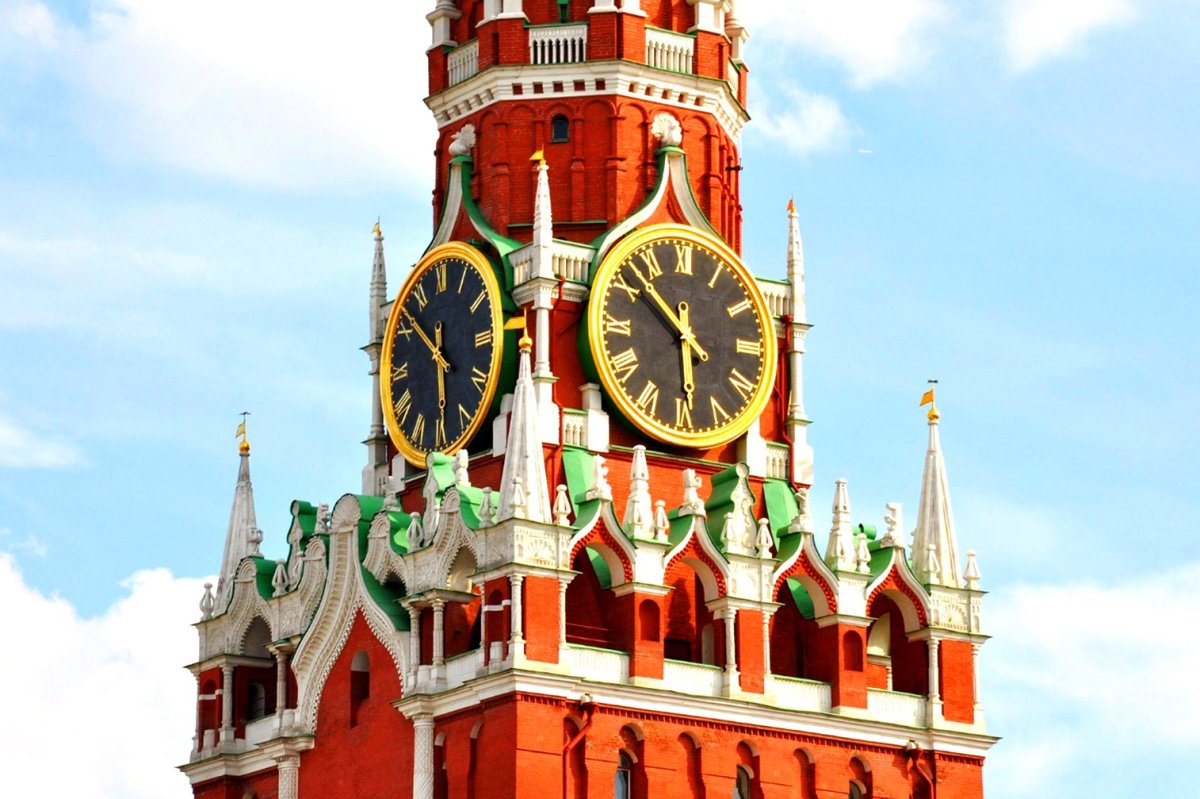 Спасская башня Московского Кремля