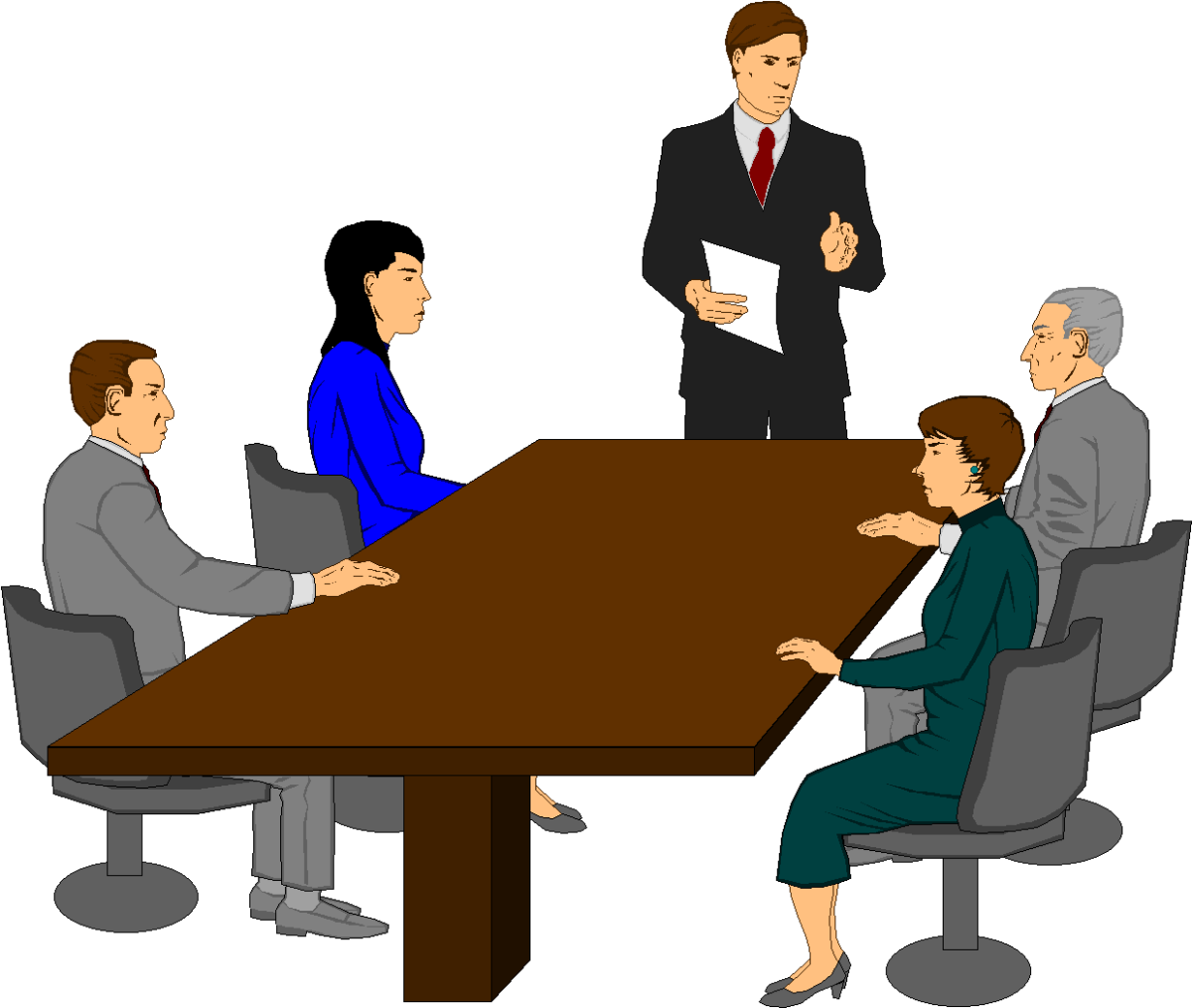 Совещание анимация