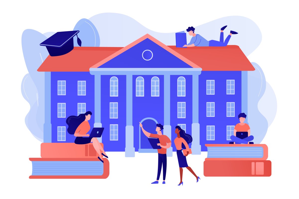 Учебное заведение вектор