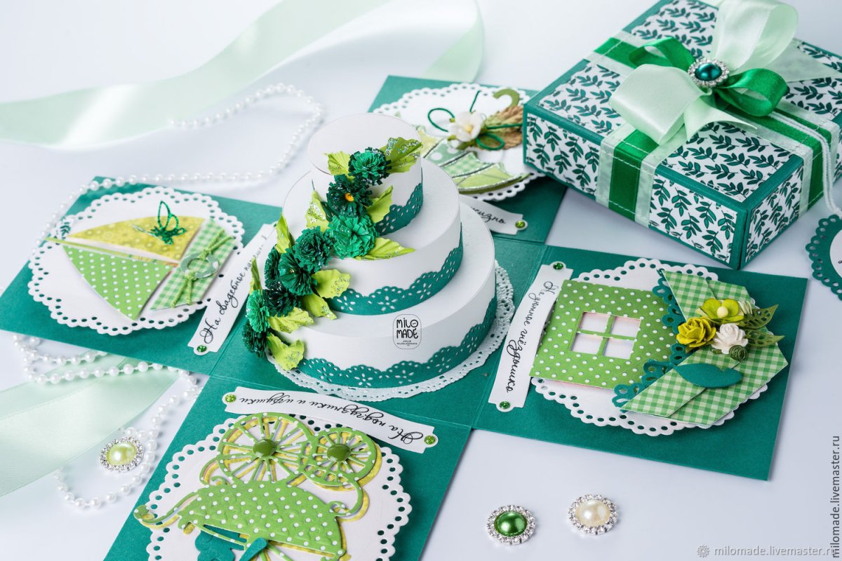 Коробочка подарочная на свадьбу