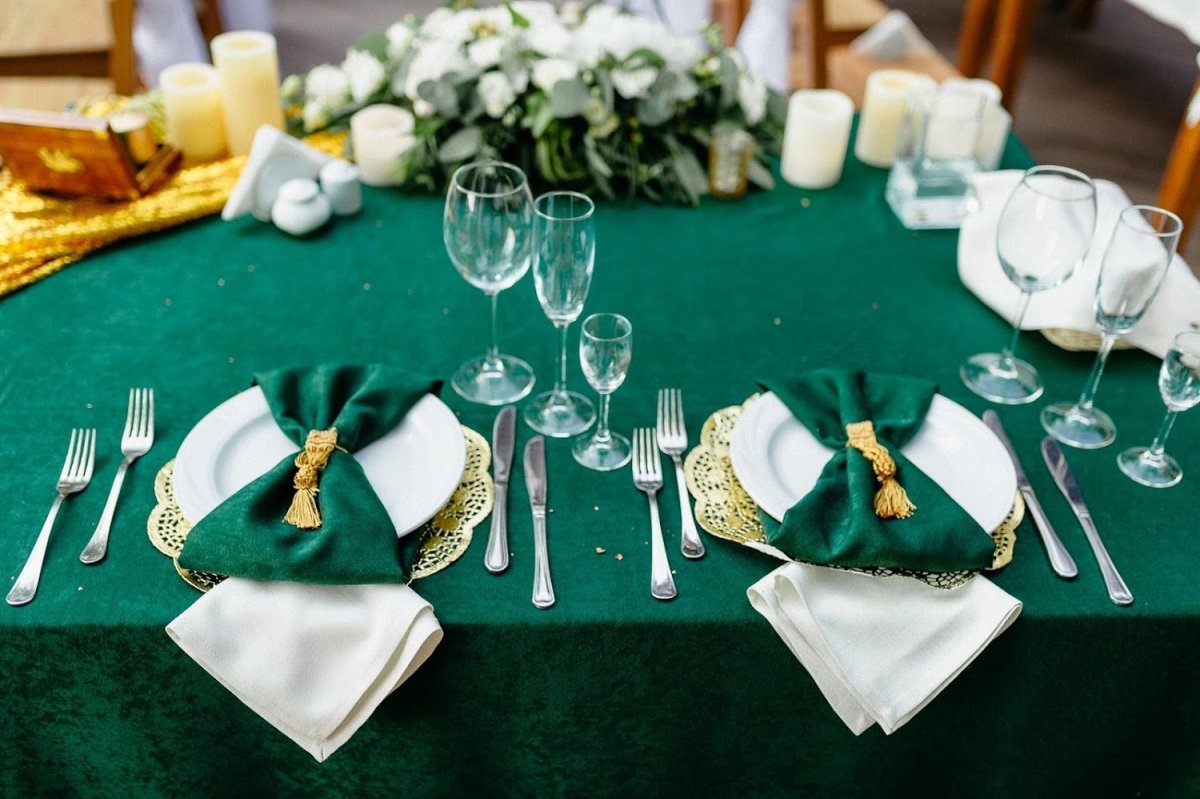 Свадьба в изумрудном цвете