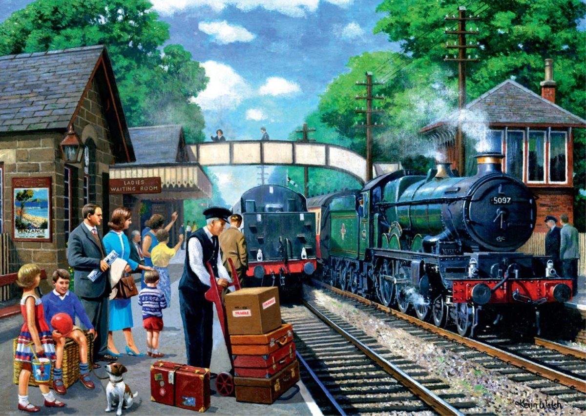 Томас паровоз железная дорога вокзал