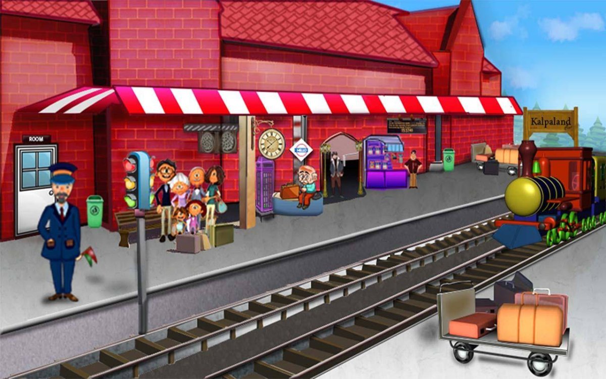 Станция мультяшная