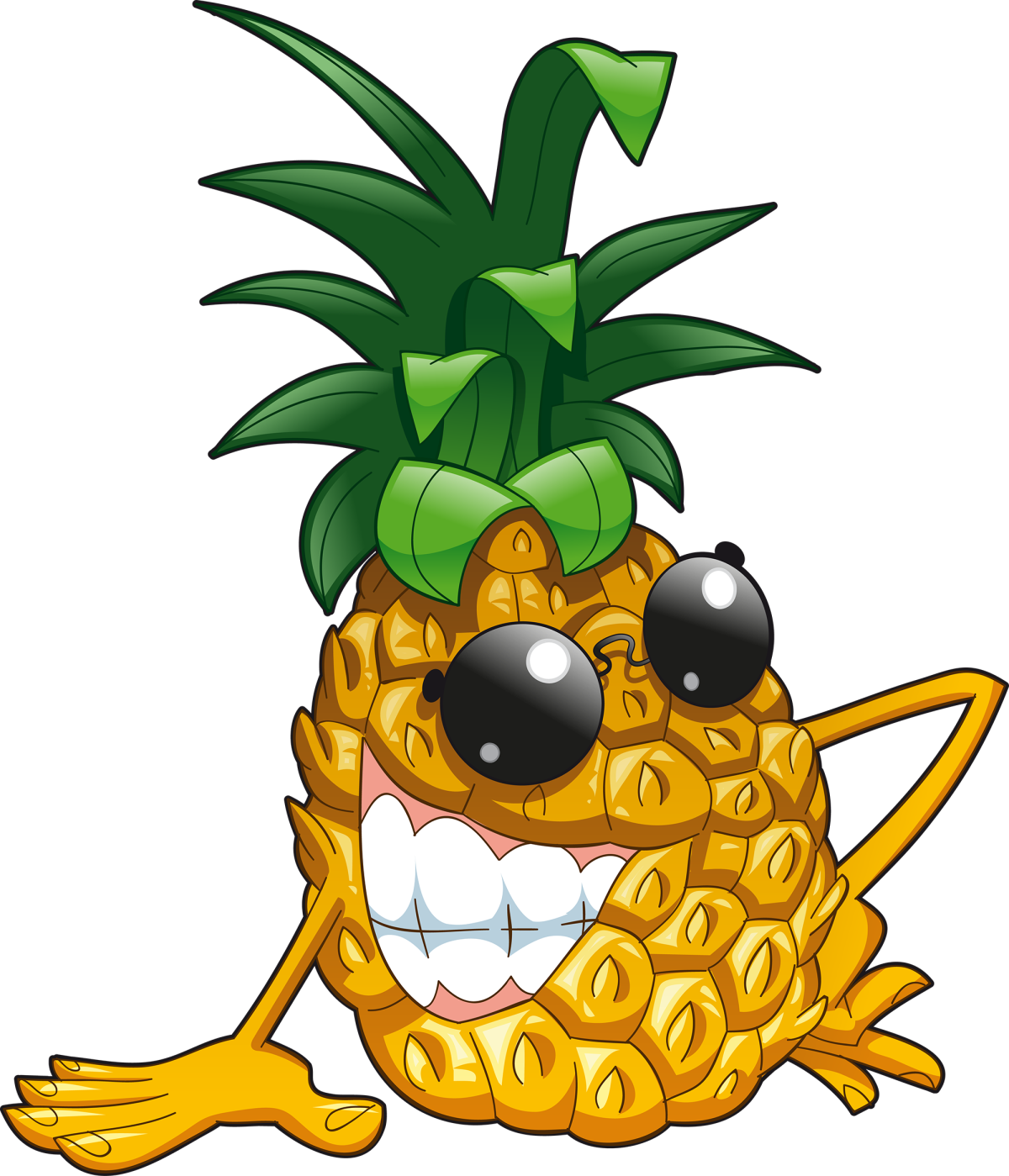 Наклейки ананас