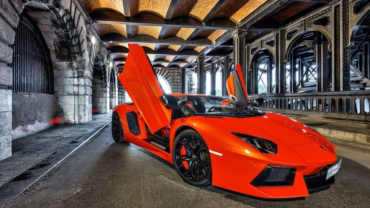 Lamborghini, Orange, Aventador, lp700-4