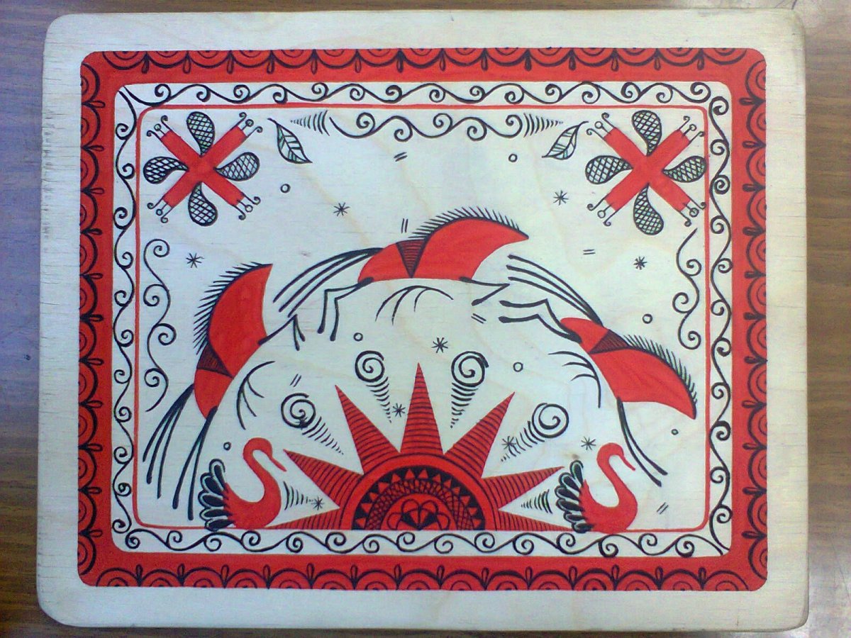 Художественная роспись Городецкая