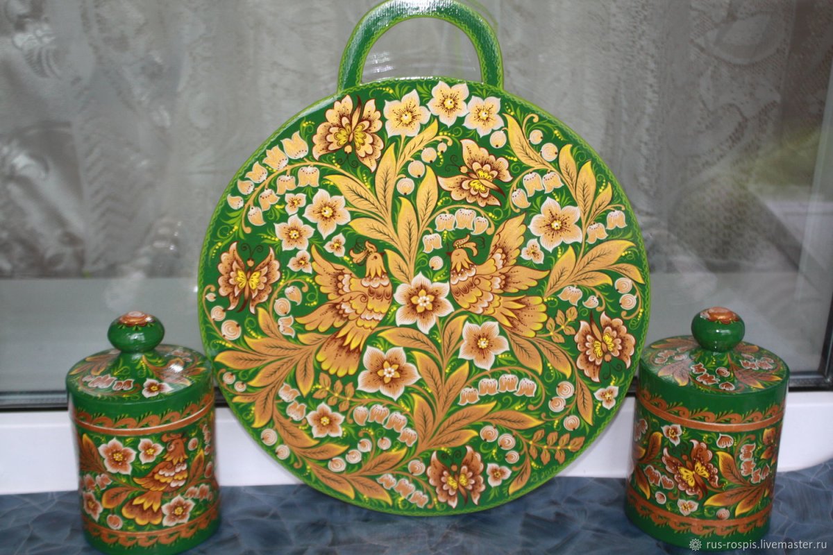 Наталья Жукова роспись по дереву