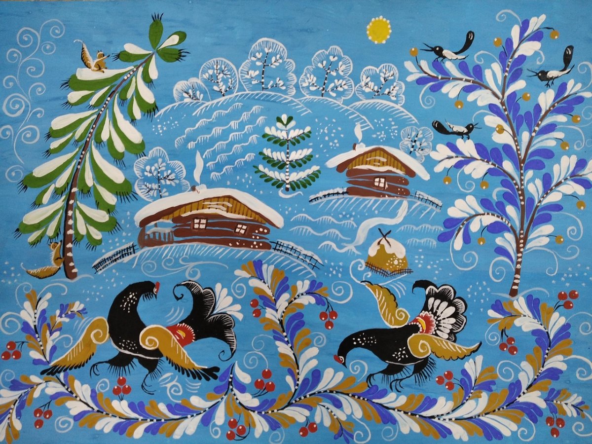 Мухлынина Нина Ивановна Ордынская роспись