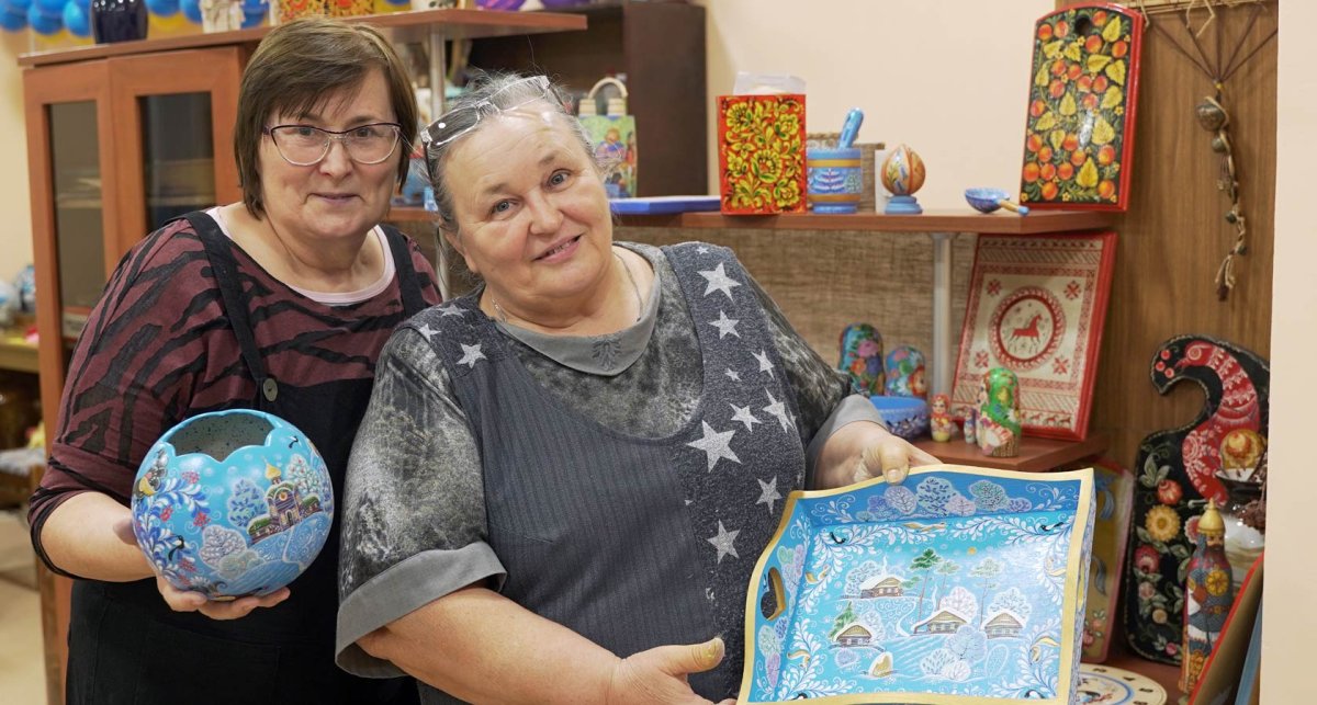 Вася Климович Мезенская роспись