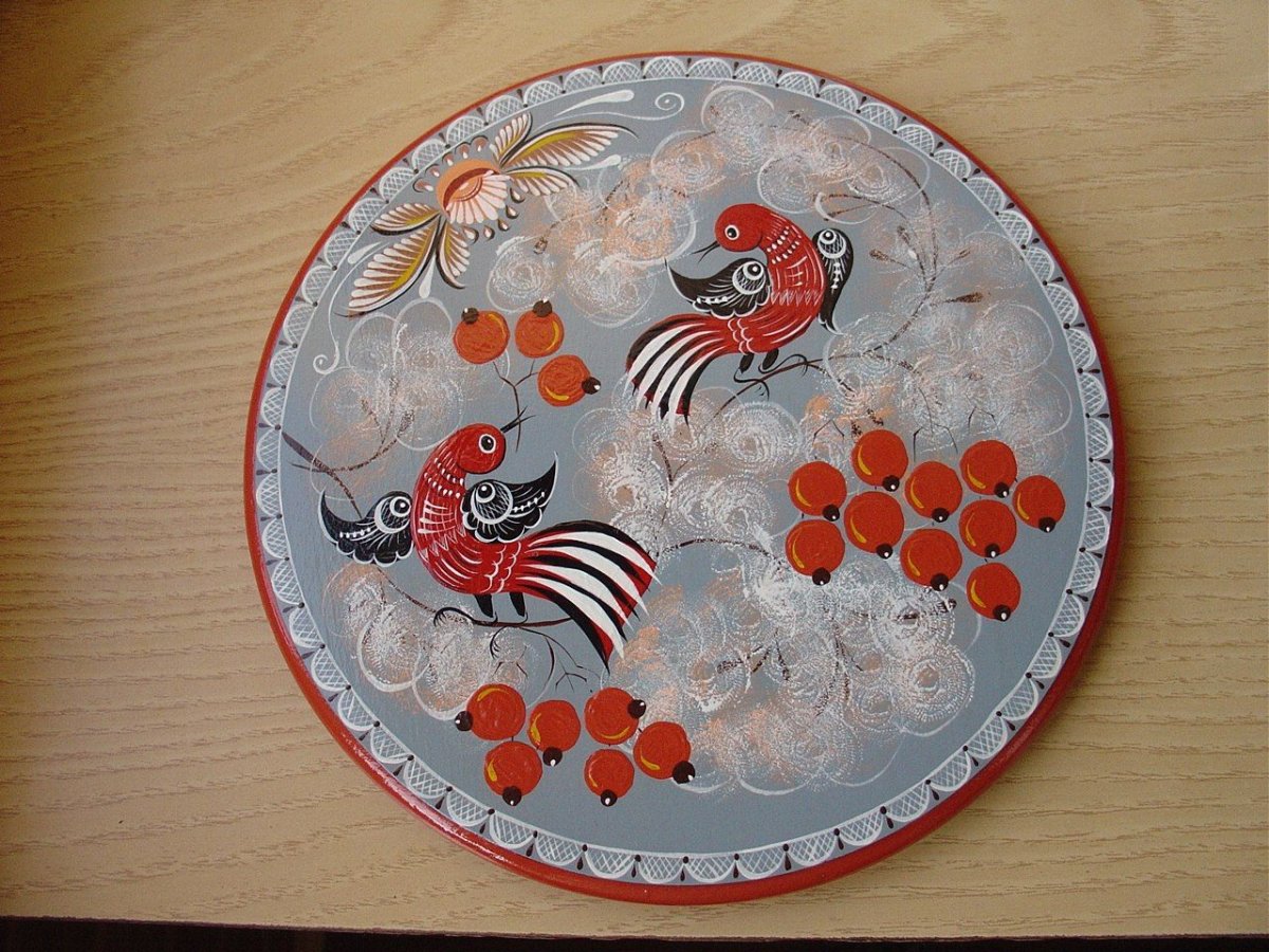 Наталья Жукова Сергиев Посад роспись по дереву