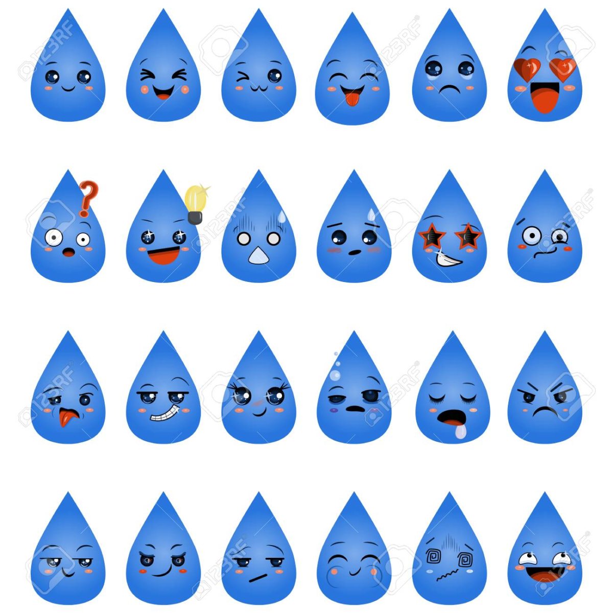 Капельки с эмоциями для детей