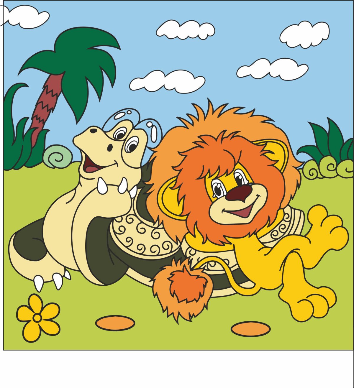 Сергей Козлов Львенок и черепаха