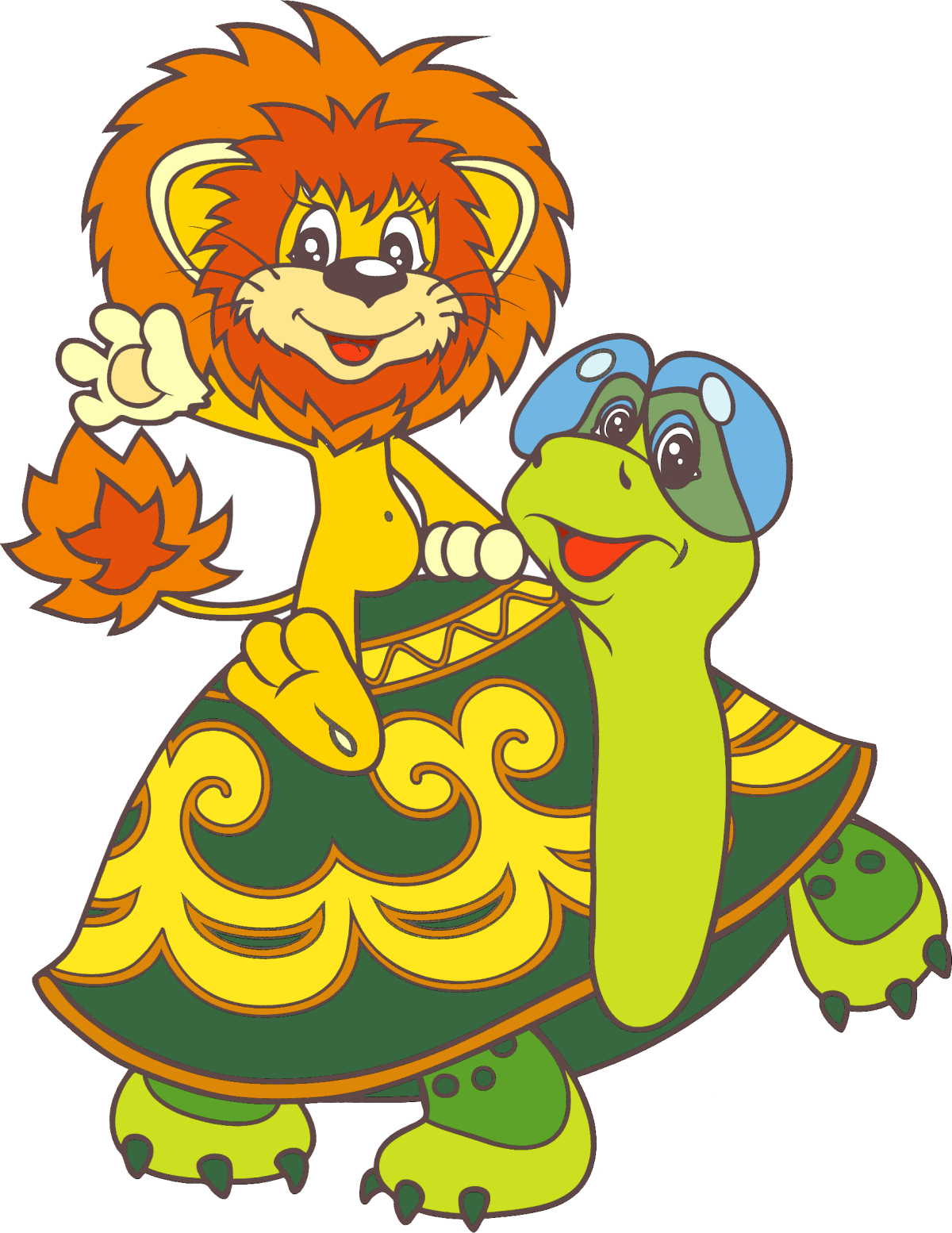 Львёнок и черепаха картинки