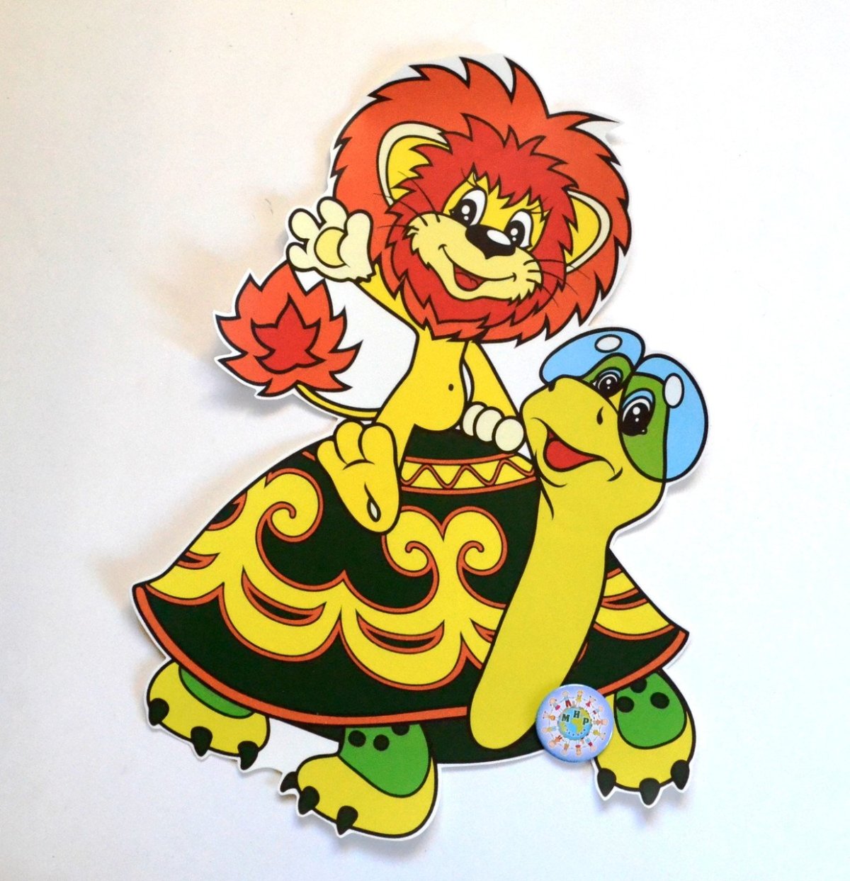 Пазл 60 элементов "львёнок и черепаха (New)" (с/м) 81034 /Step Puzzle