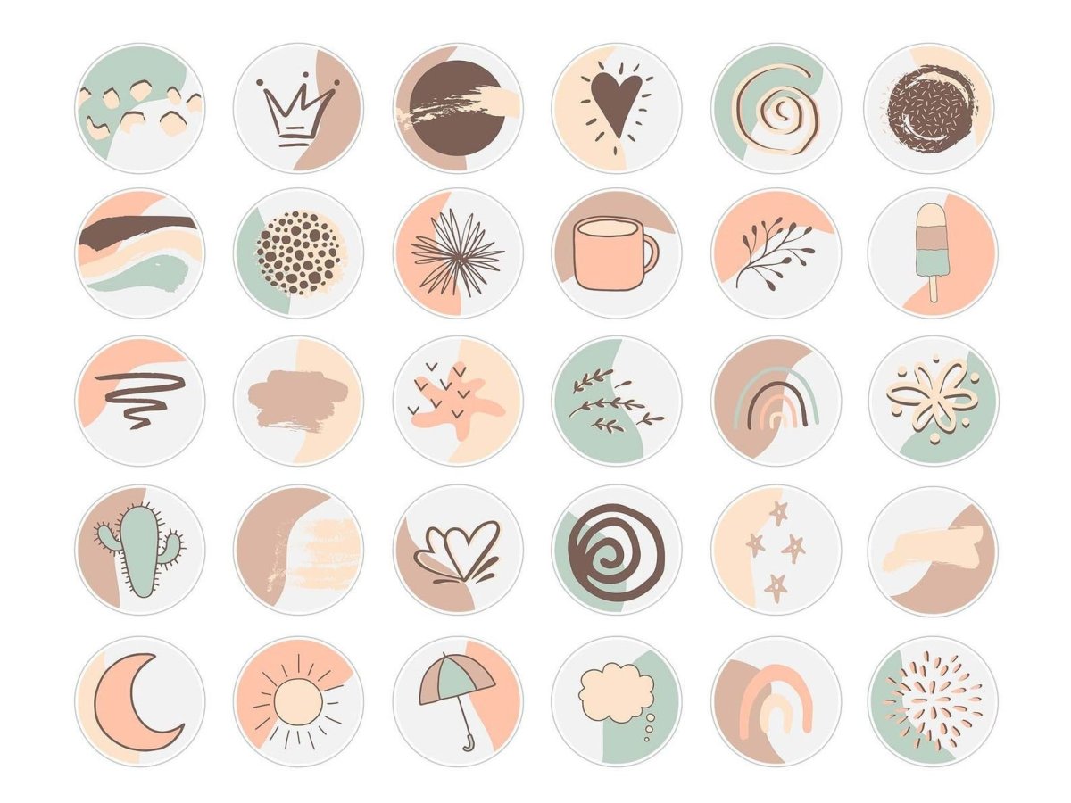 Креативные иконки для сторис