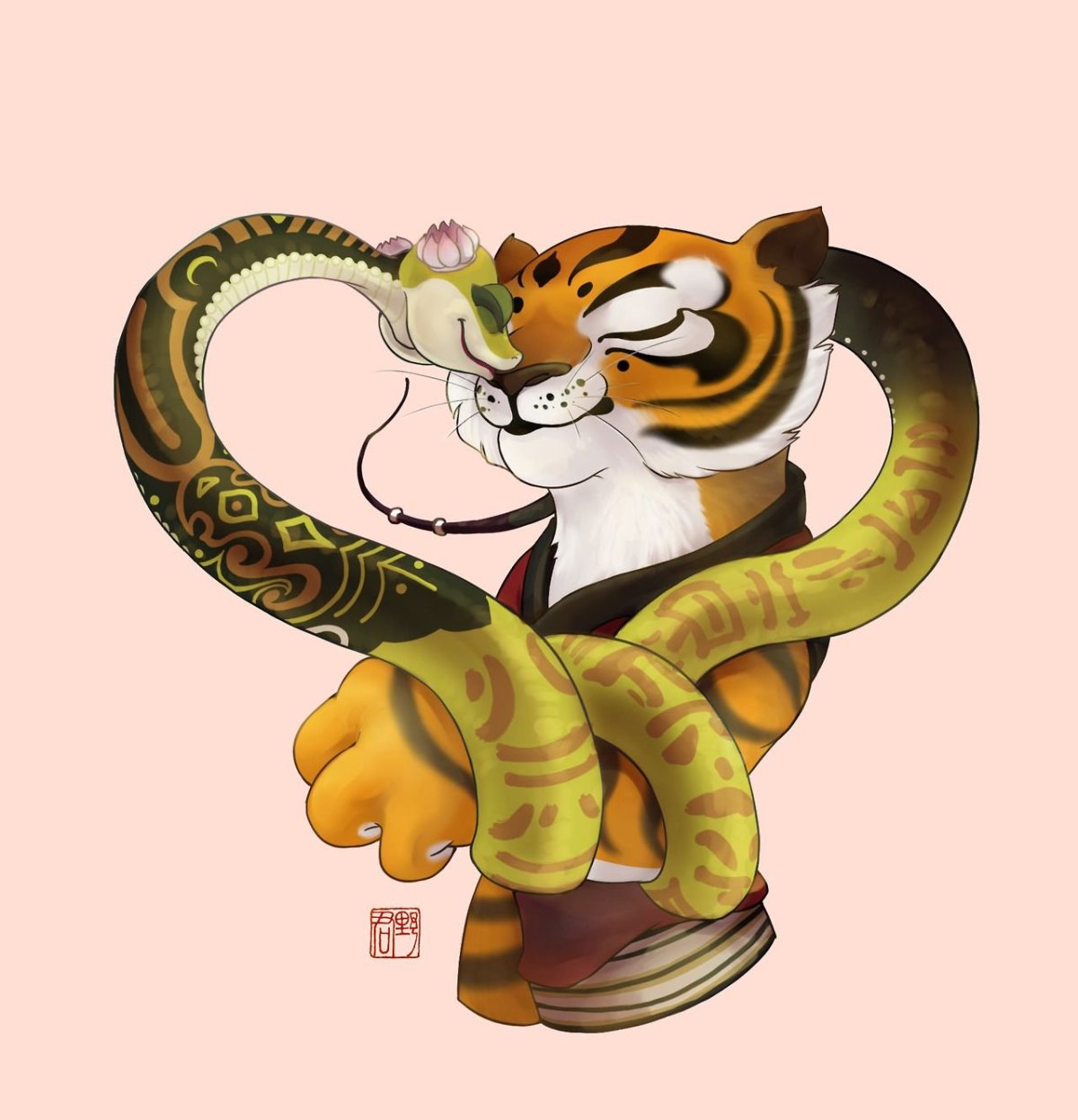 Кунг-фу Панда гадюка арт