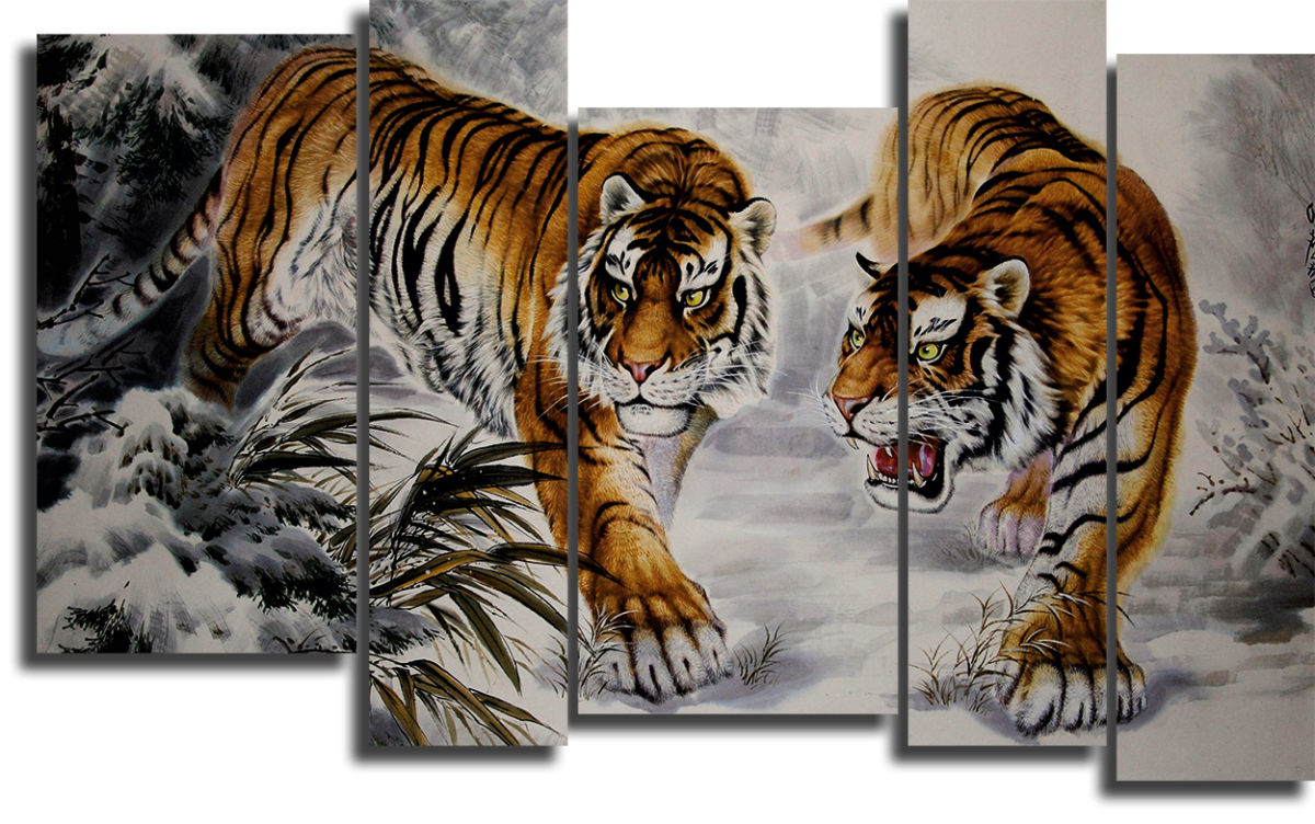 Тигр картина