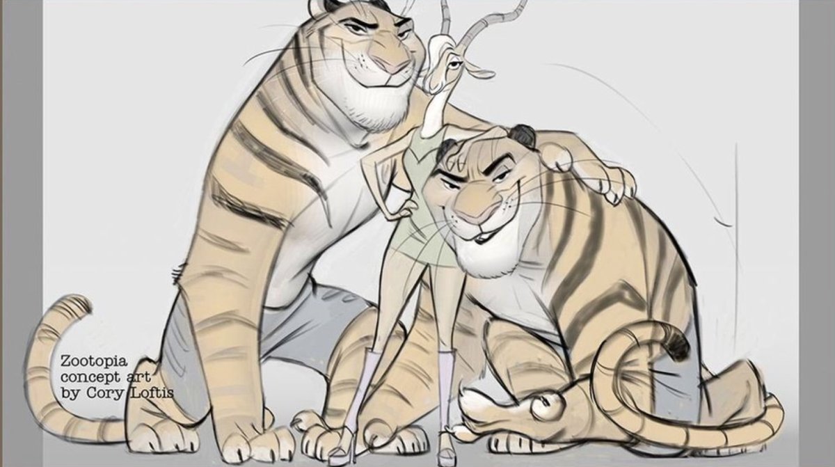 Зверополис Газель и тигр