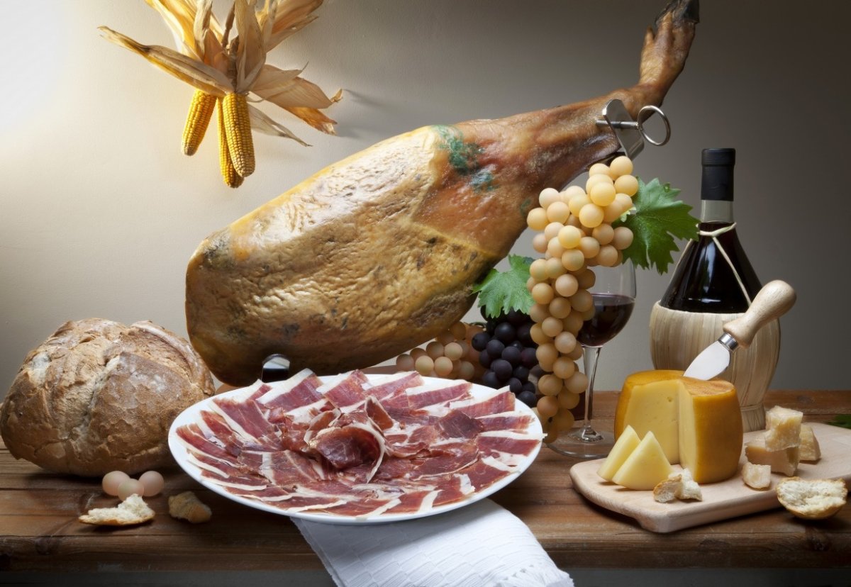 «Сыр, хлеб и вино». Художник Jose Escofet