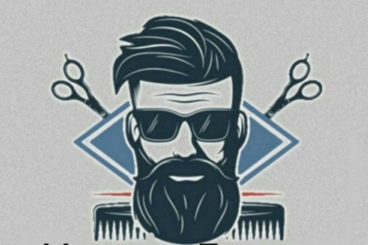 Логотип мужской парикмахерской