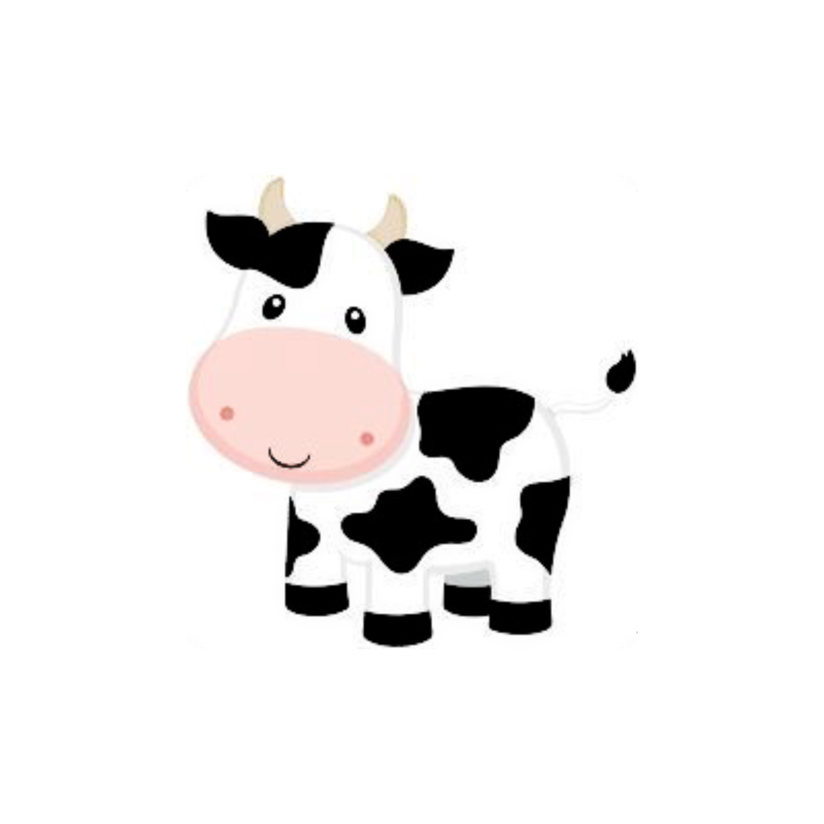 Корова карточки для детей