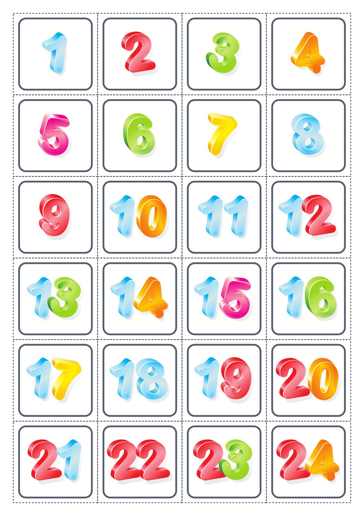 Цифры на кроватки в детском саду