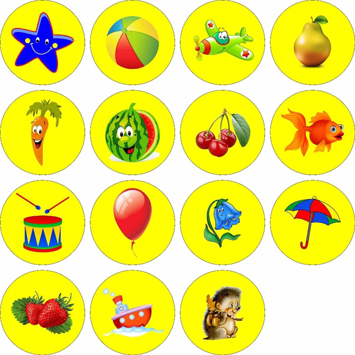 Маркировка на шкафчики в детском саду