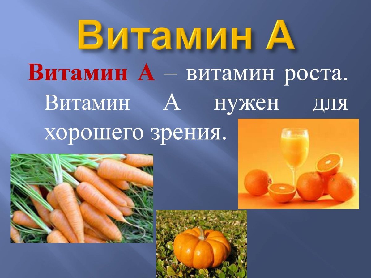 Витамины презентация