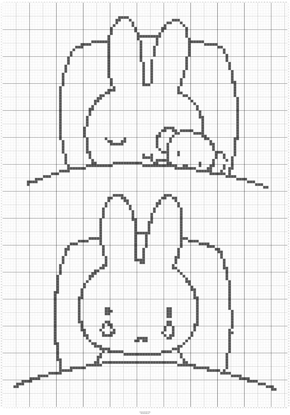 Пиксельный заяц