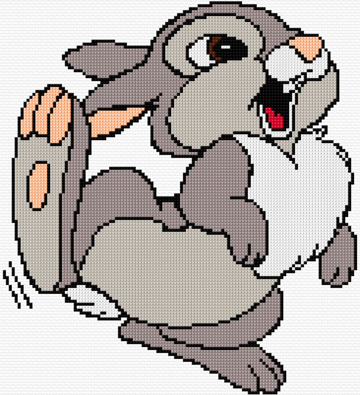 Заяц в клеточку