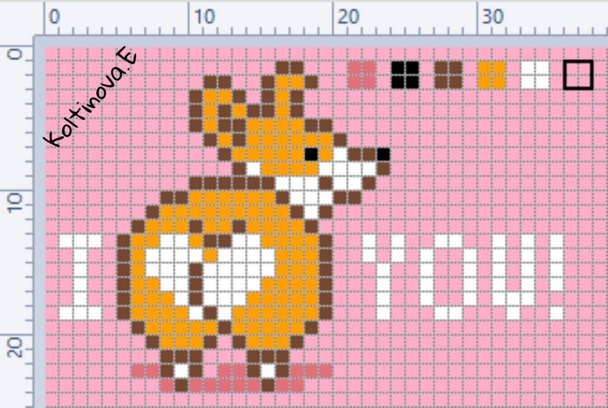 Вышивка по петлям на вязаных изделиях схемы